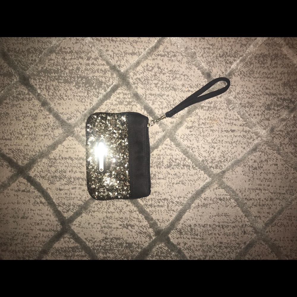 Express Wristlet - Black & Gold Sequin - Picture 4 of 4
